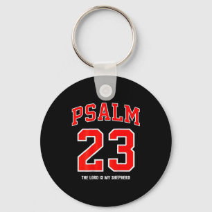 (on Back) Psalm 23 The Lord Is My Shepherd Keychain