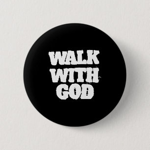 On Back Walk With Jesus God Christian Men Women Sa 2 Inch Round Button