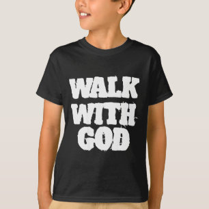 On Back Walk With Jesus God Christian Men Women Sa T-Shirt