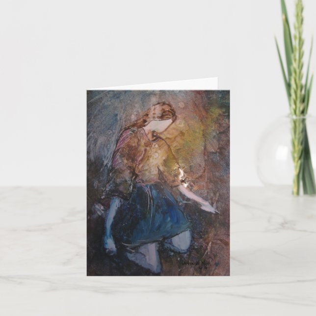 "On Bended Knee" Notecard (Front)