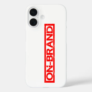 On-brand Stamp iPhone 16 Case