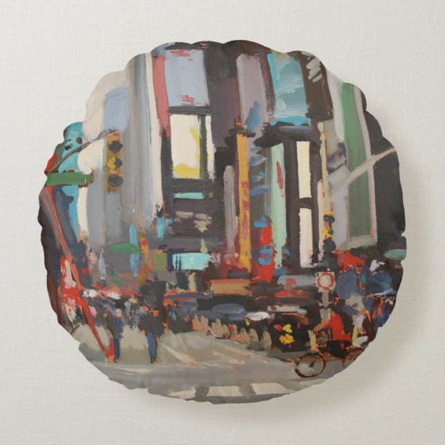 On Broadway 2012 Round Pillow (Front)