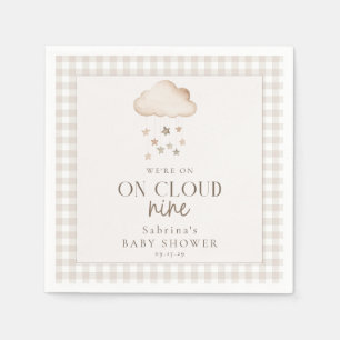 On Cloud Nine Gender Neutral Baby Shower Napkins