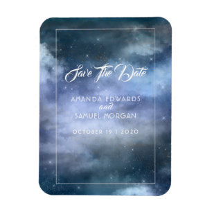 On Cloud Nine Wedding Magnet