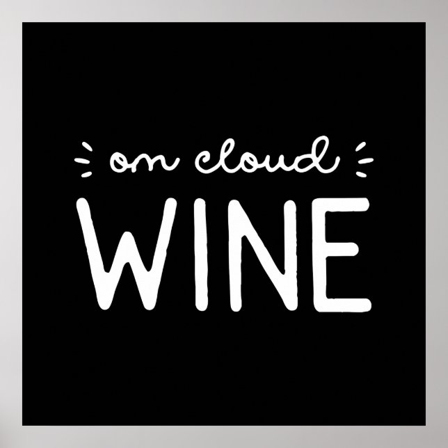 On Cloud Wine Poster (Front)