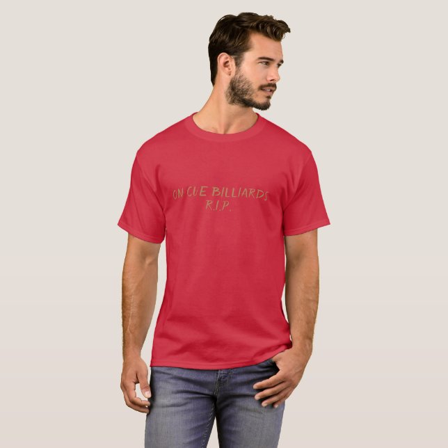 ON CUE BILLIARDS LIVES TEE (Front Full)