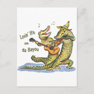 On da Bayou Postcard