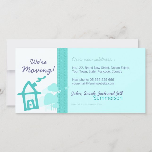 On déplace le Carte photo léger (Devant)