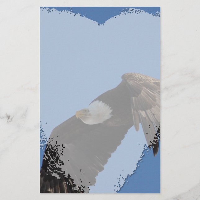 On Eagle Wings Stationery (Front)