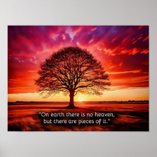 "On earth there is no heaven, but there are pieces Poster