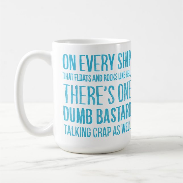 On Every Ship Coffee Mug (Left)