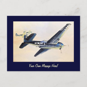 On Final Approach Postcard