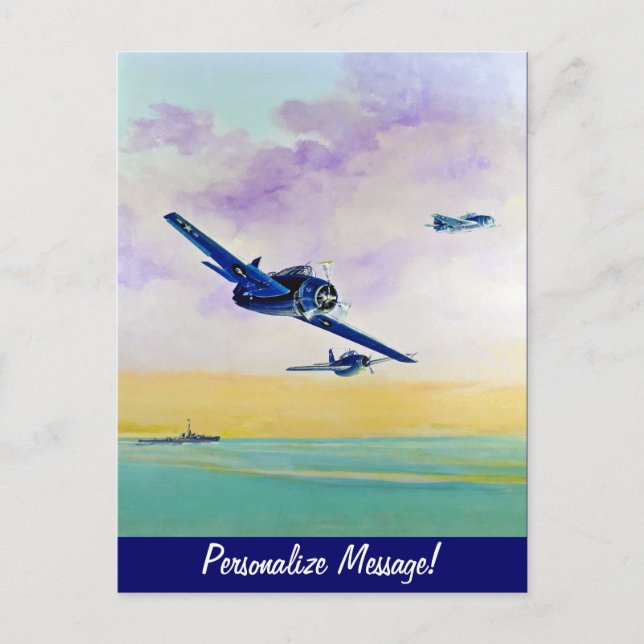 On Final Approach Postcard (Front)