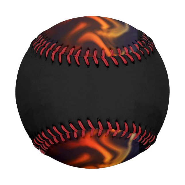 On Fire- Baseball-Design 1 Baseball (Back)