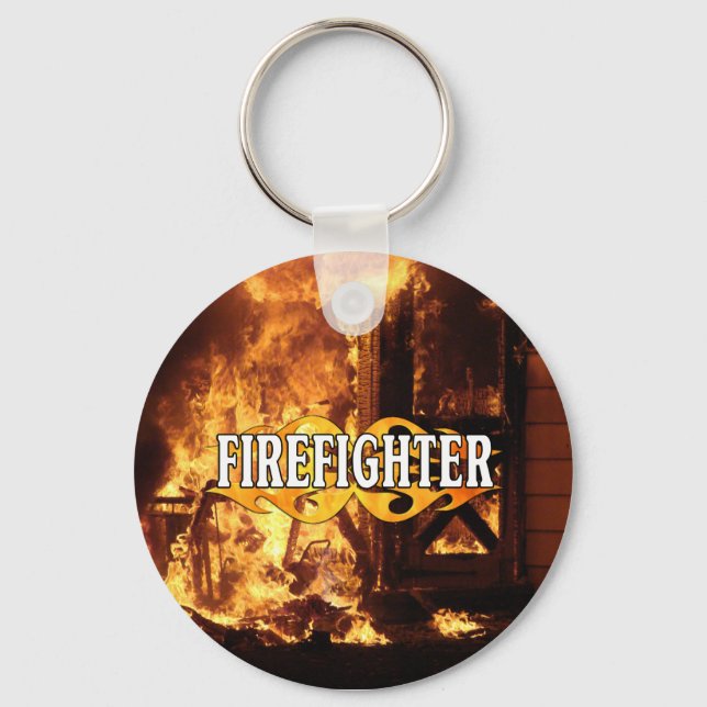 On Fire Keychain (Front)