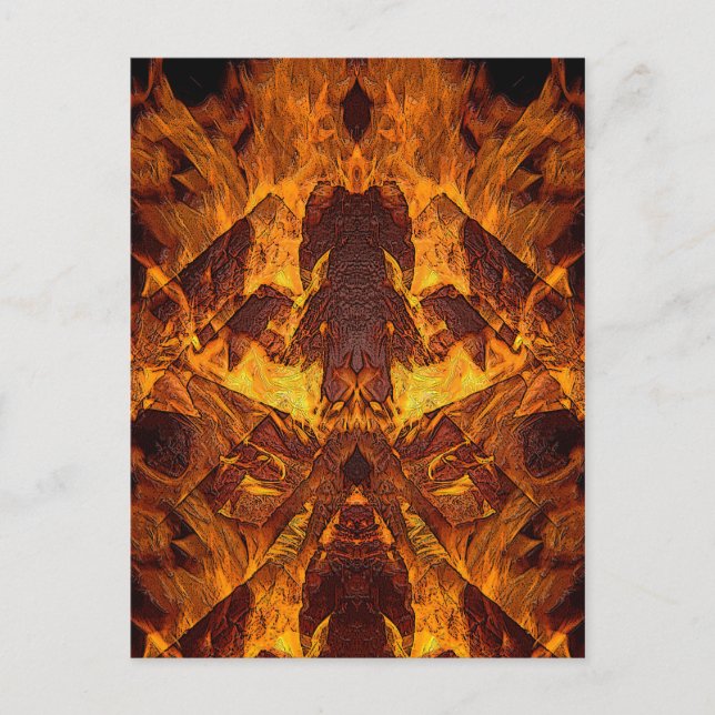 On Fire! Postcard (Front)