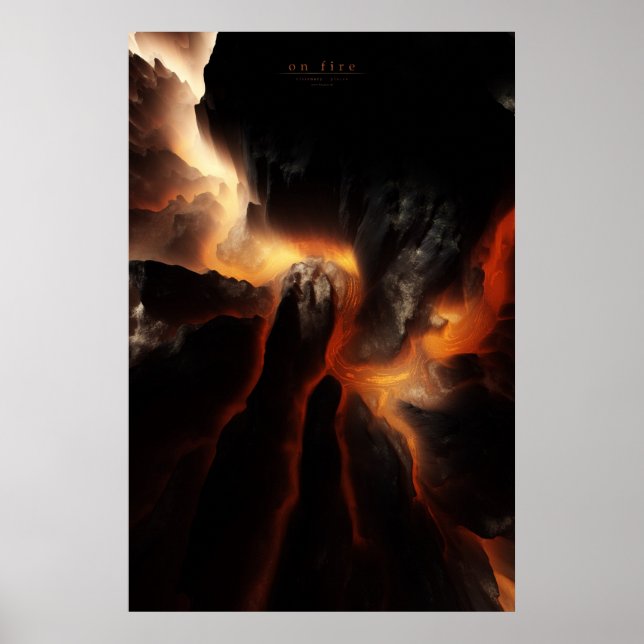 on fire poster (Front)