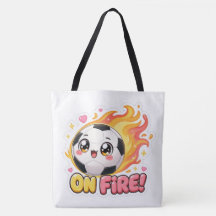 On Fire Soccer Ball