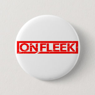On Fleek Stamp 2 Inch Round Button