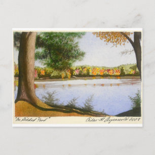 On Gilded Pond Postcard