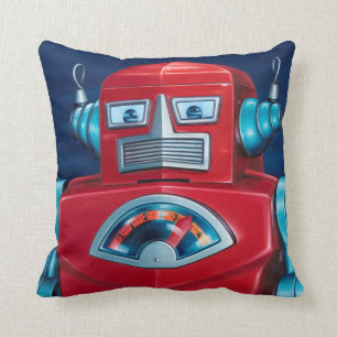 "On Guard" Robot Pillow