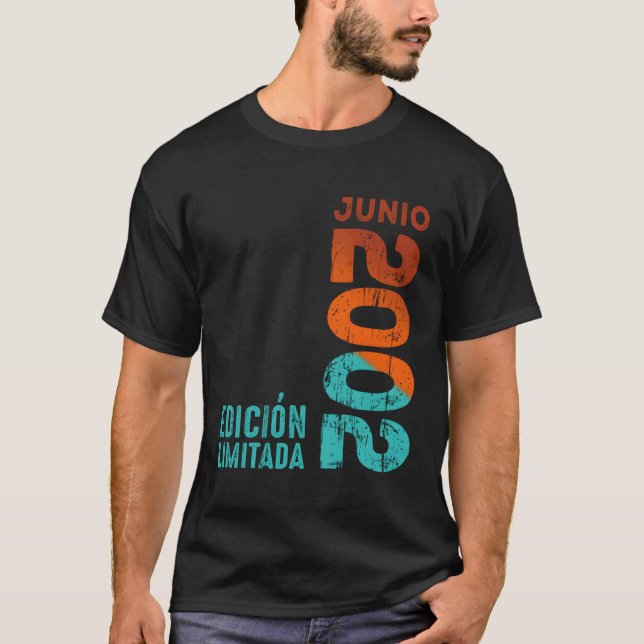 On June 2002 Year 2002 2002 2002 Since 2002 T-Shirt (Front)