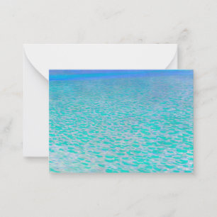 On Lake Attersee by Gustav Klimt Card