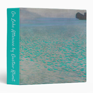 On Lake Attersee by Gustav Klimt, Vintage Fine Art Binder