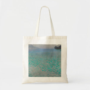 On Lake Attersee by Gustav Klimt, Vintage Fine Art Tote Bag