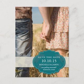 On Location Save the Date Announcement Postcard