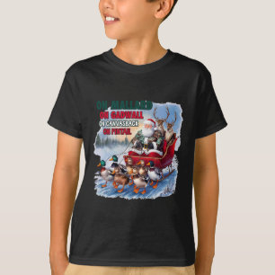 On Mallard On Gadwall Christmas Funny Duck Hunting T-Shirt