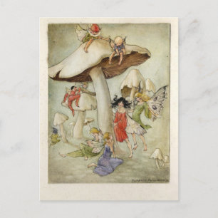 On Mushroom Hill by Florence Anderson Postcard