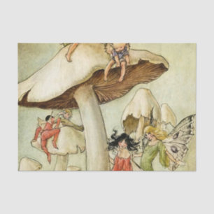 On Mushroom Hill by Florence Anderson Tissue Paper