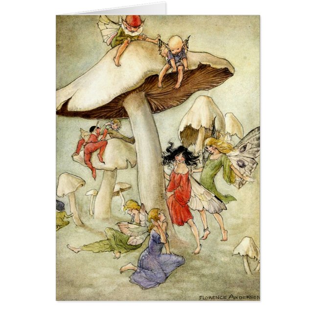 'On Mushroom Hill' - Card (Front)