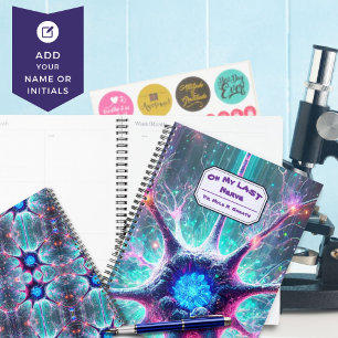 "On My Last Nerve" Humourous Science Biology Planner