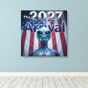 On my way canvas print
