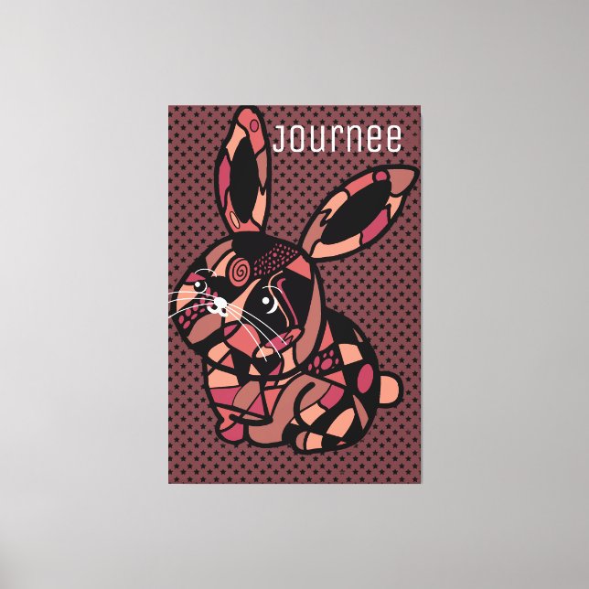 On my way canvas print (Front)