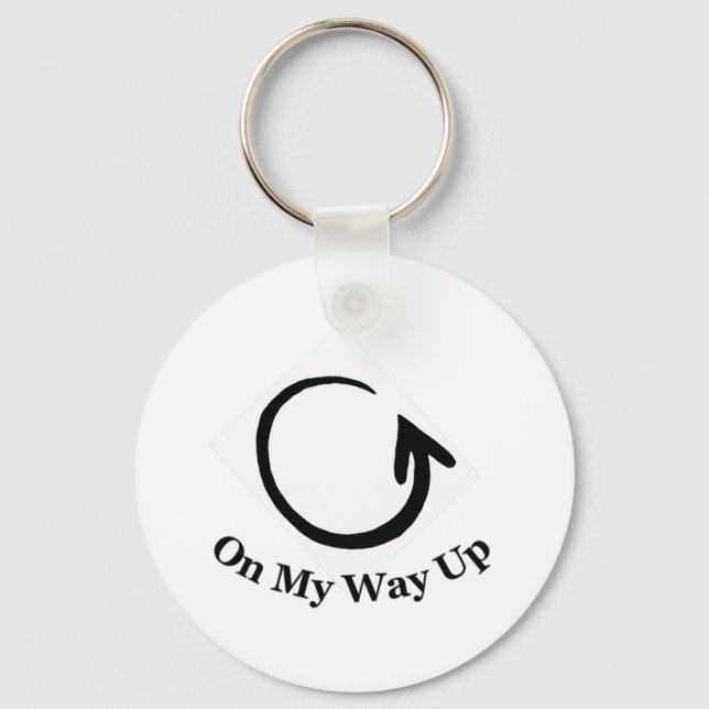On My Way Up Key Chain (Front)