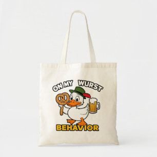 On My Wurst Behavior Tote Bag