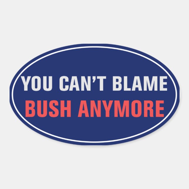 On ne peut pas blâmer Bush Sticker (Devant)