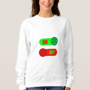 On Off Mood Emoji Women’s Hoodie