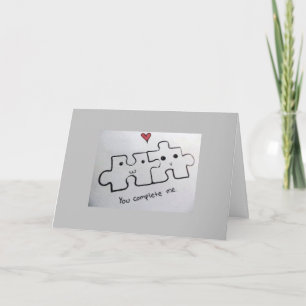 ON **OUR 1st ANNIVERSARY** YOU COMPLETE ME Card