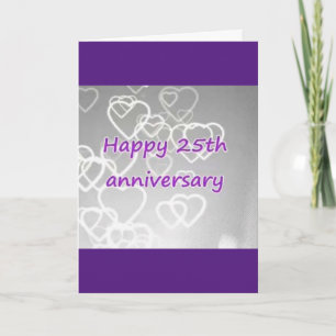 ON OUR **25th** WEDDING ANNIVERSARY WITH LOVE      Card