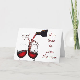 ON **OUR ANNIVERSARY** *POUR THE WINE* CARD