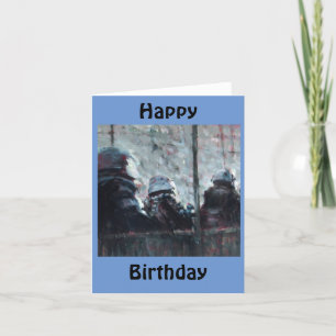 On Patrol. Birthday Card(Blank Inside) Holiday Card