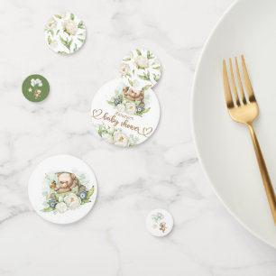 On Peut Attendre Baby shower Confetti