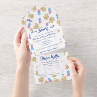 On peut attendre des Invitations Baby showers d'aq