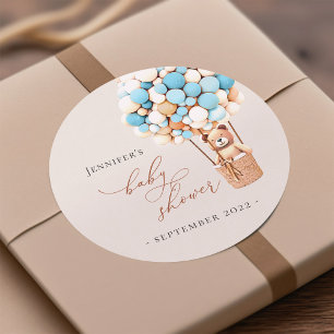 On Peut Attendre ! Étiquette baby shower