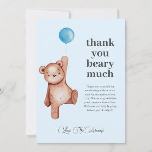 On peut attendre le Carte de remerciements de Baby