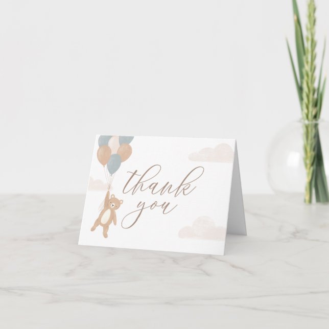 On peut attendre le Carte de remerciements de Baby (Devant)